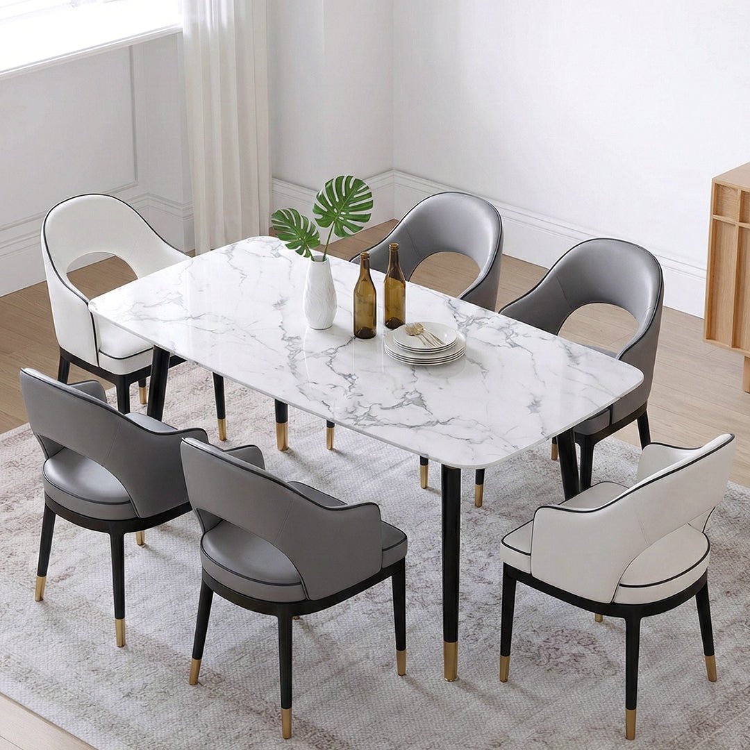 Malvern Dining Table, White - Joe’s Haven