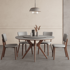 Leah Round Dining Table Set - Joe’s Haven