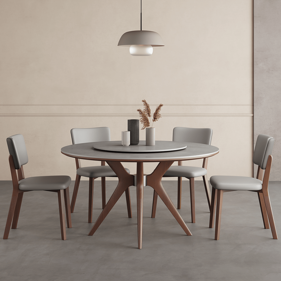 Leah Round Dining Table Set - Joe’s Haven