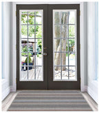Stockholm Grey/Clay Washable Mat - Joe’s Haven