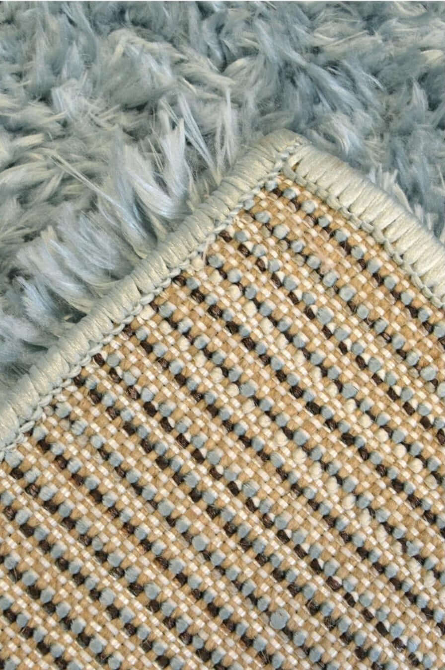 Lagom Duck Egg Blue Shaggy Rug - Joe’s Haven