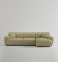 Khatri Three Seater Corner Sofa, Chenille - Joe’s Haven