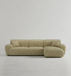 Khatri Three Seater Corner Sofa, Chenille - Joe’s Haven