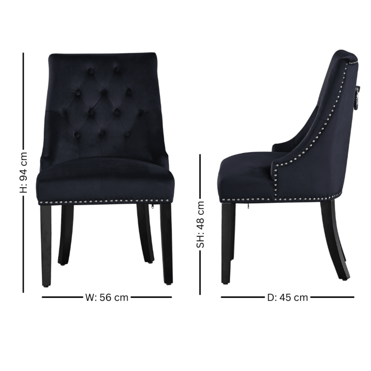 Windsor LUX Velvet Dining Chair - Joe’s Haven
