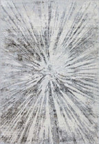 Abstract Burst Grey Rug | D149A - Joe’s Haven