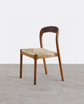 Bonnie Dining Chair, Rattan & Solid Wood - Joe’s Haven