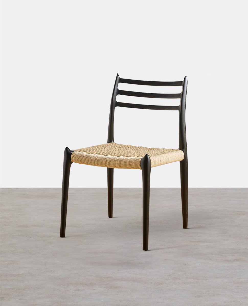 Nehemiah Dining Chair, Rattan - Joe’s Haven