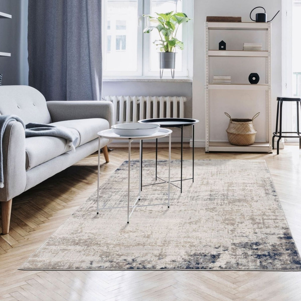Montana Brown & Navy Rug - Joe’s Haven