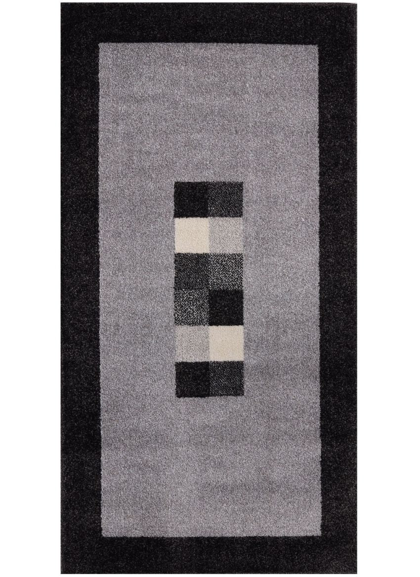 Ephesus Grey Black Rug | 7439GB - Joe’s Haven