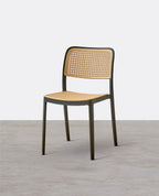 Ann Rattan Style Dining Chair, Plastic - Joe’s Haven