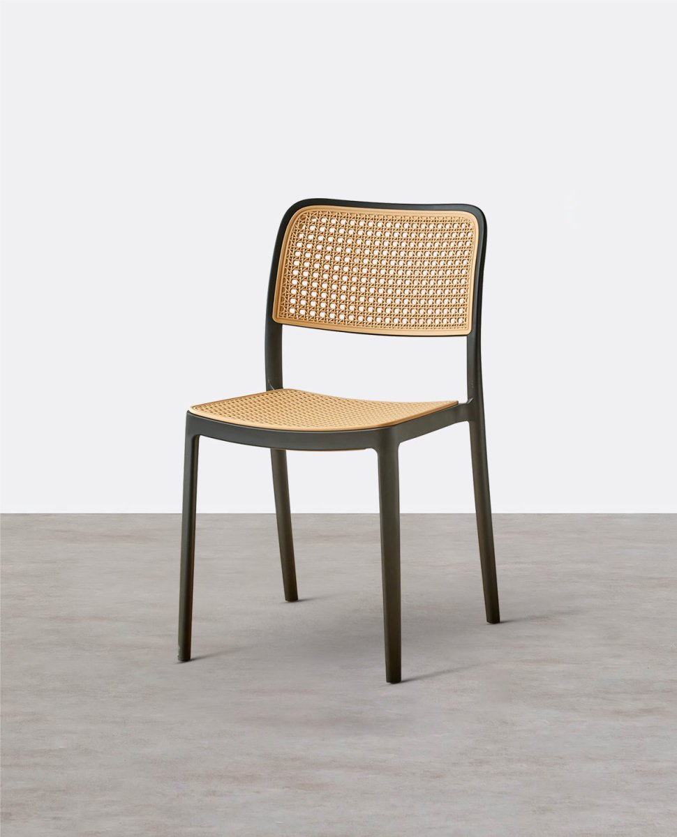 Ann Rattan Style Dining Chair, Plastic - Joe’s Haven