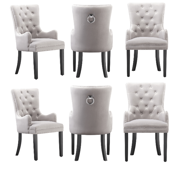 Windsor LUX Velvet Dining Chair (with armrests) - Joe’s Haven