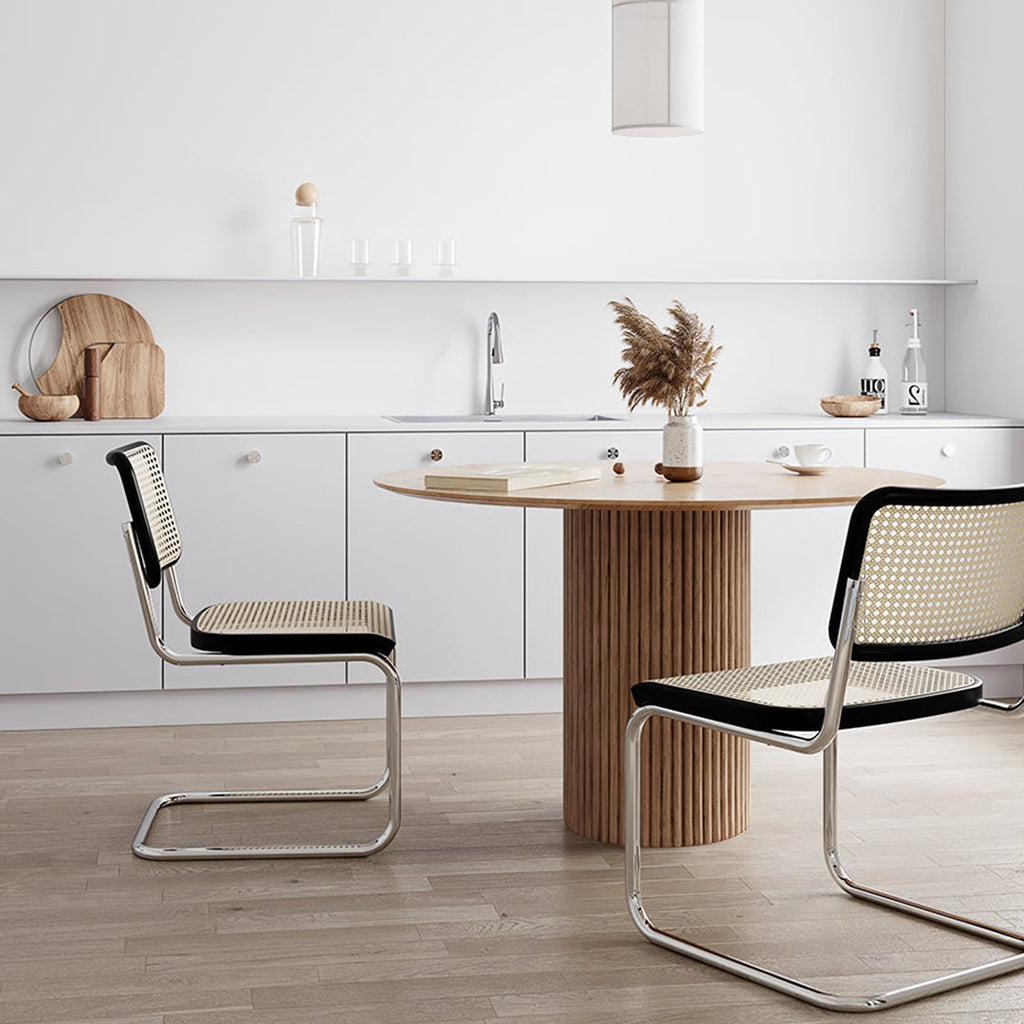 Ivar Round Dining Table, Oak Or Walnut - Joe’s Haven