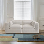 Makhmudov Loveseat Sofa, Two Seater Sofa, Velvet - Joe’s Haven