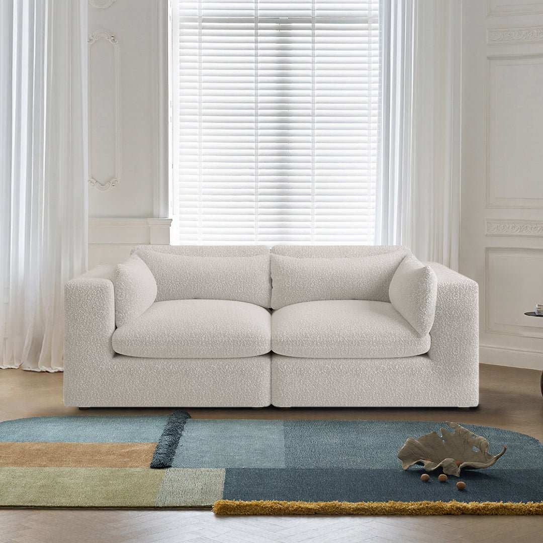 Makhmudov Loveseat Sofa, Two Seater Sofa, Velvet - Joe’s Haven
