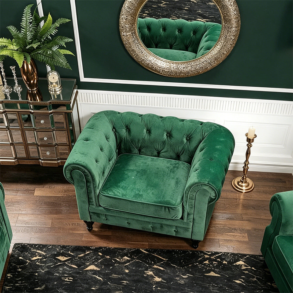 ChicComfort Armchair, Velvet