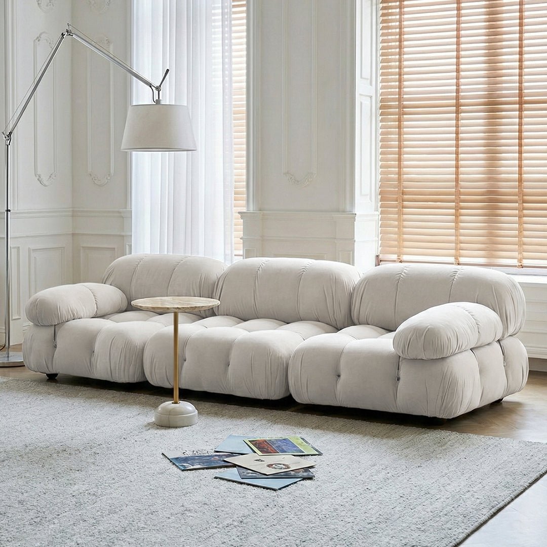 B&B Italia Camaleonda Style Sofa, Three Seater Sofa, Modular Sofa, Velvet - Joe’s Haven