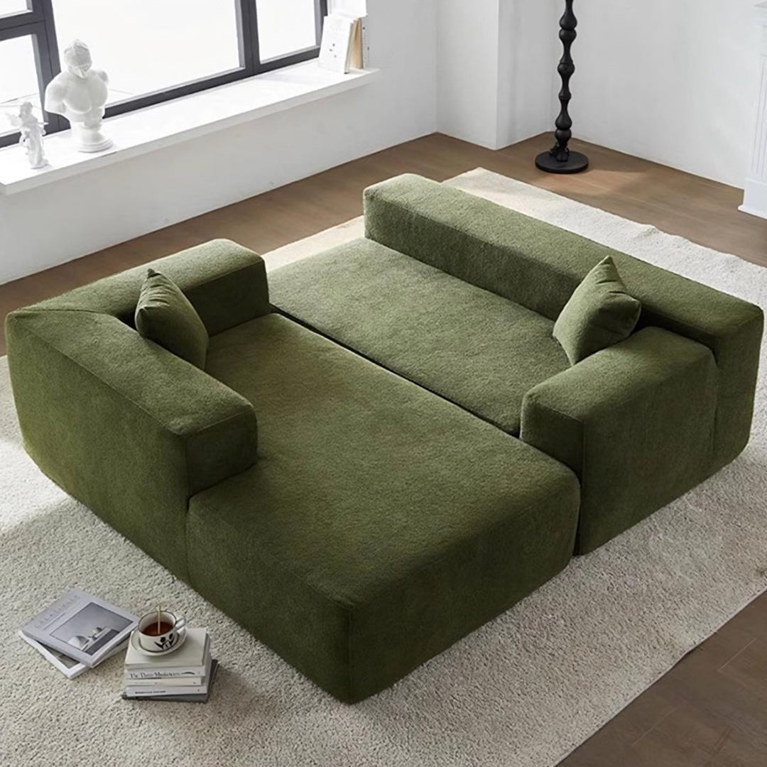 Ortega Modular Sofa Bed, Three Seater Corner Sofa Bed, Boucle - Joe’s Haven