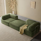 Van Buren Foldable Lazy Sofa Bed, Corduroy