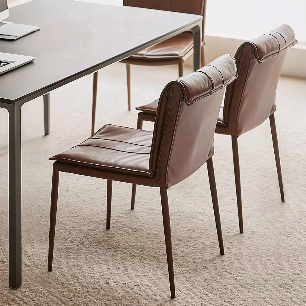 D'Amato Dining Chair, Leather - Joe’s Haven
