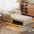 Rojas Single Sofa Bed, Armchair Sofa Bed, Cream - Joe’s Haven