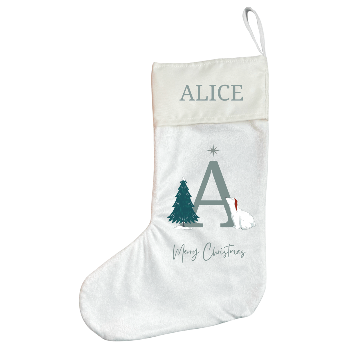 Personalised Christmas Stocking - Make A Wish Design - Joe’s Haven