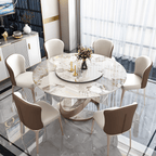 Androme Round Dining Table & Chairs, With Rotatable Tray - Joe’s Haven