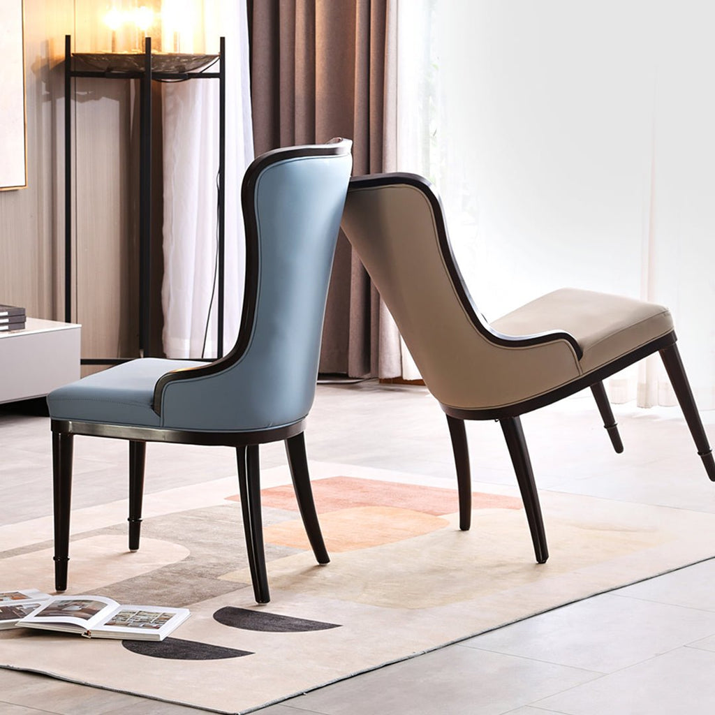 Inoue High Back Dining Chair, Leather - Joe’s Haven