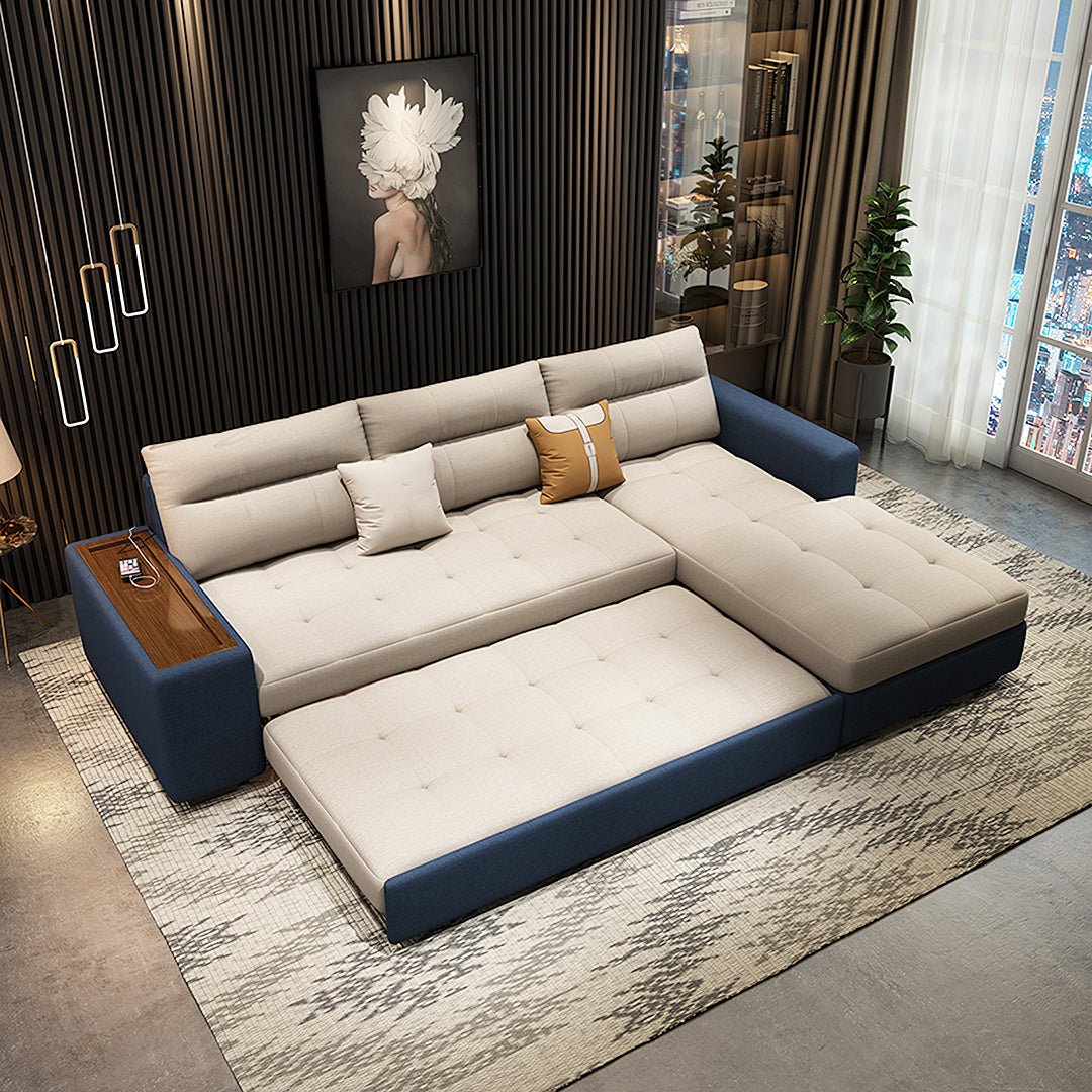 Lobo Sectional Sofa With Storage, Chaise Lounge Sofa Bed - Joe’s Haven