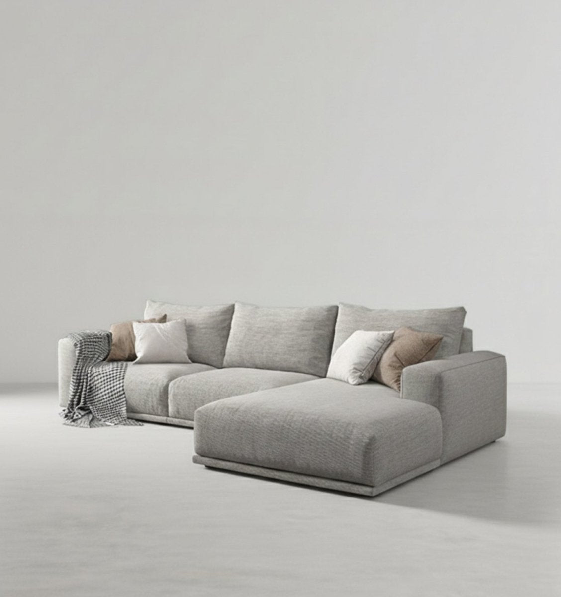Frances Three Seater Corner, Four Seater Corner Sofa, Cotton Linen - Joe’s Haven