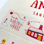 Personalised Fabric Christmas Advent Calendar - Santa Tracker - Joe’s Haven