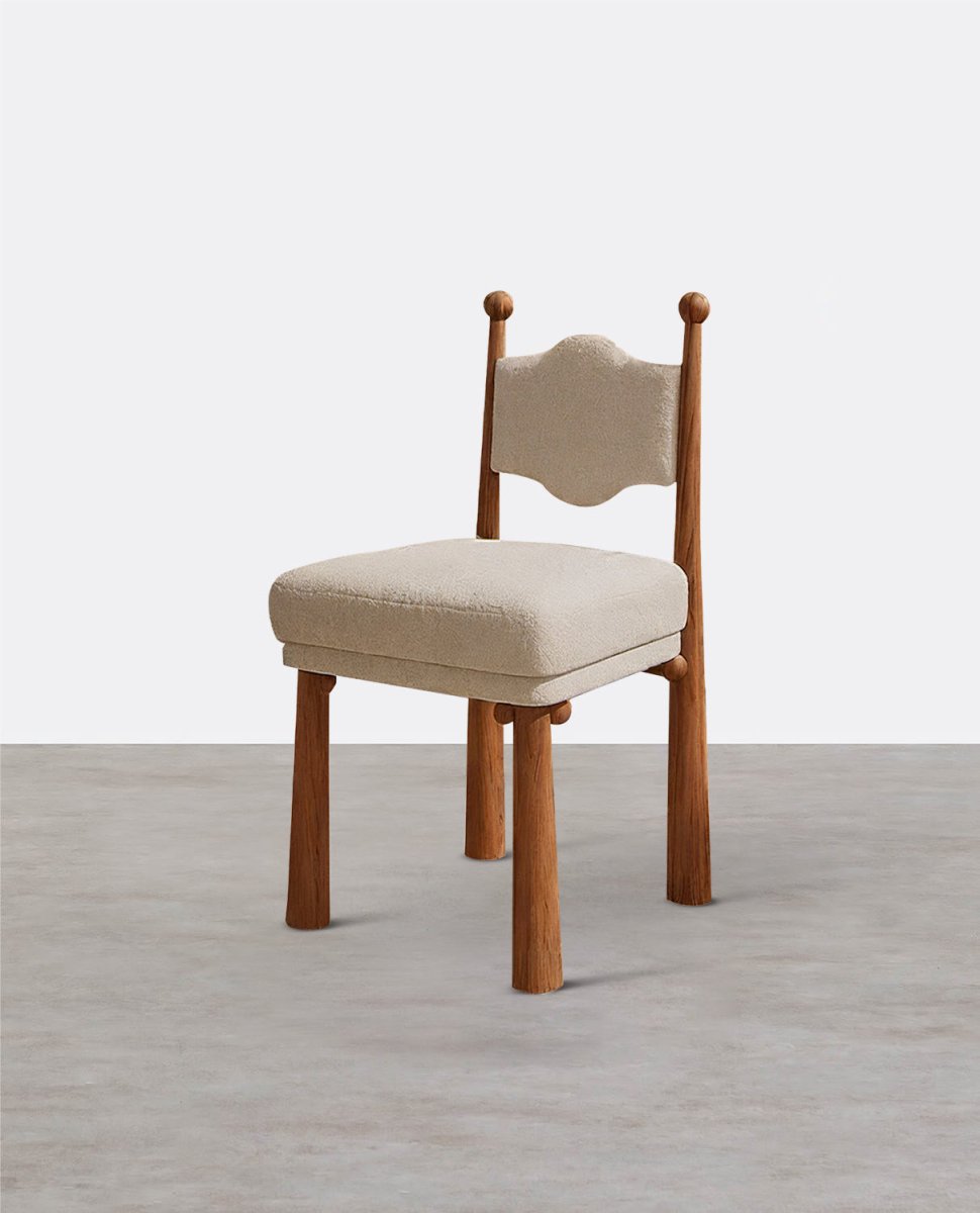 Tessa Dining Chair, Boucle - Joe’s Haven