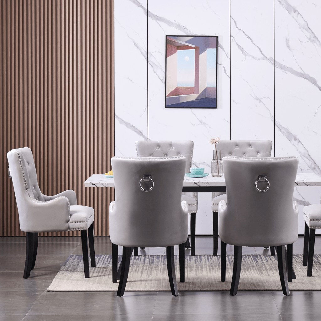 Windsor LUX Velvet Dining Chair (with armrests) - Joe’s Haven