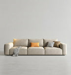 Lionel Three Seater Sofa, Linen - Joe’s Haven