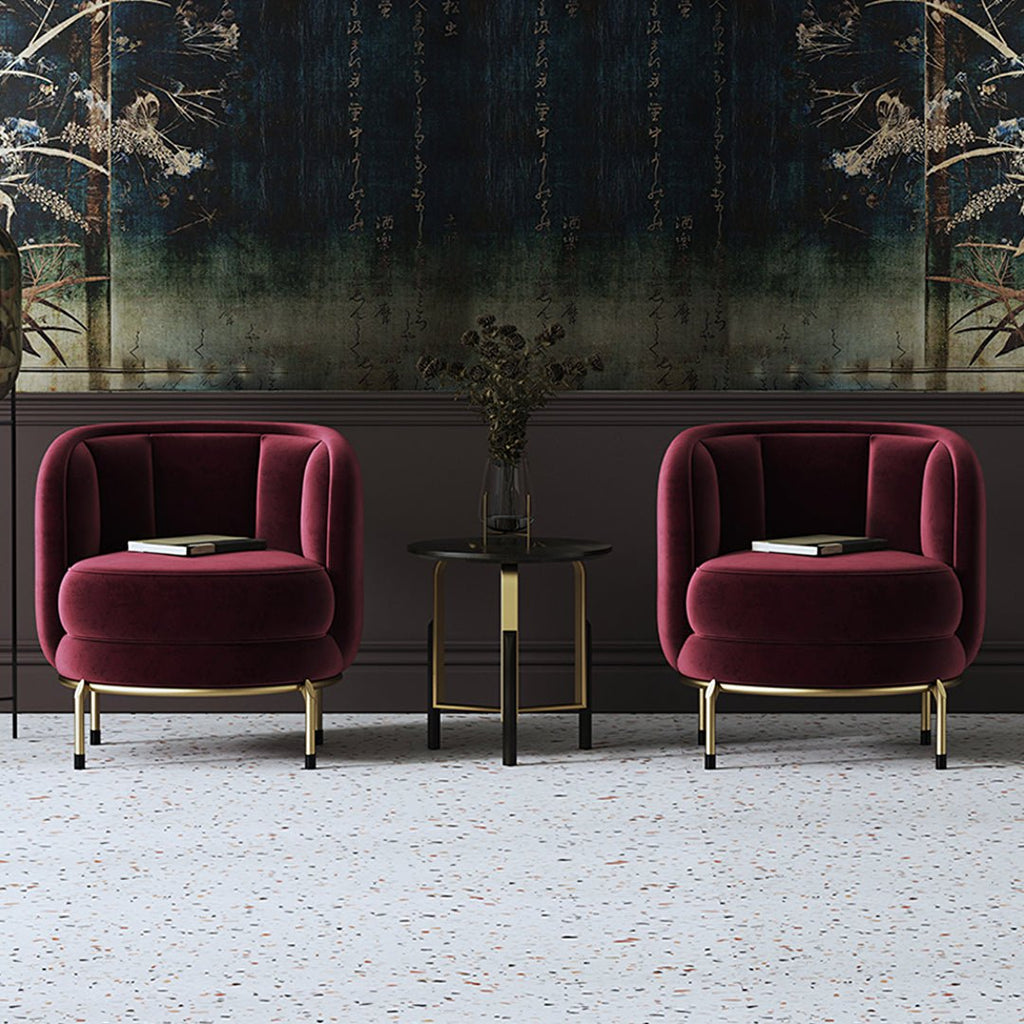 Carver Accent Lounge Chair, Purple - Joe’s Haven