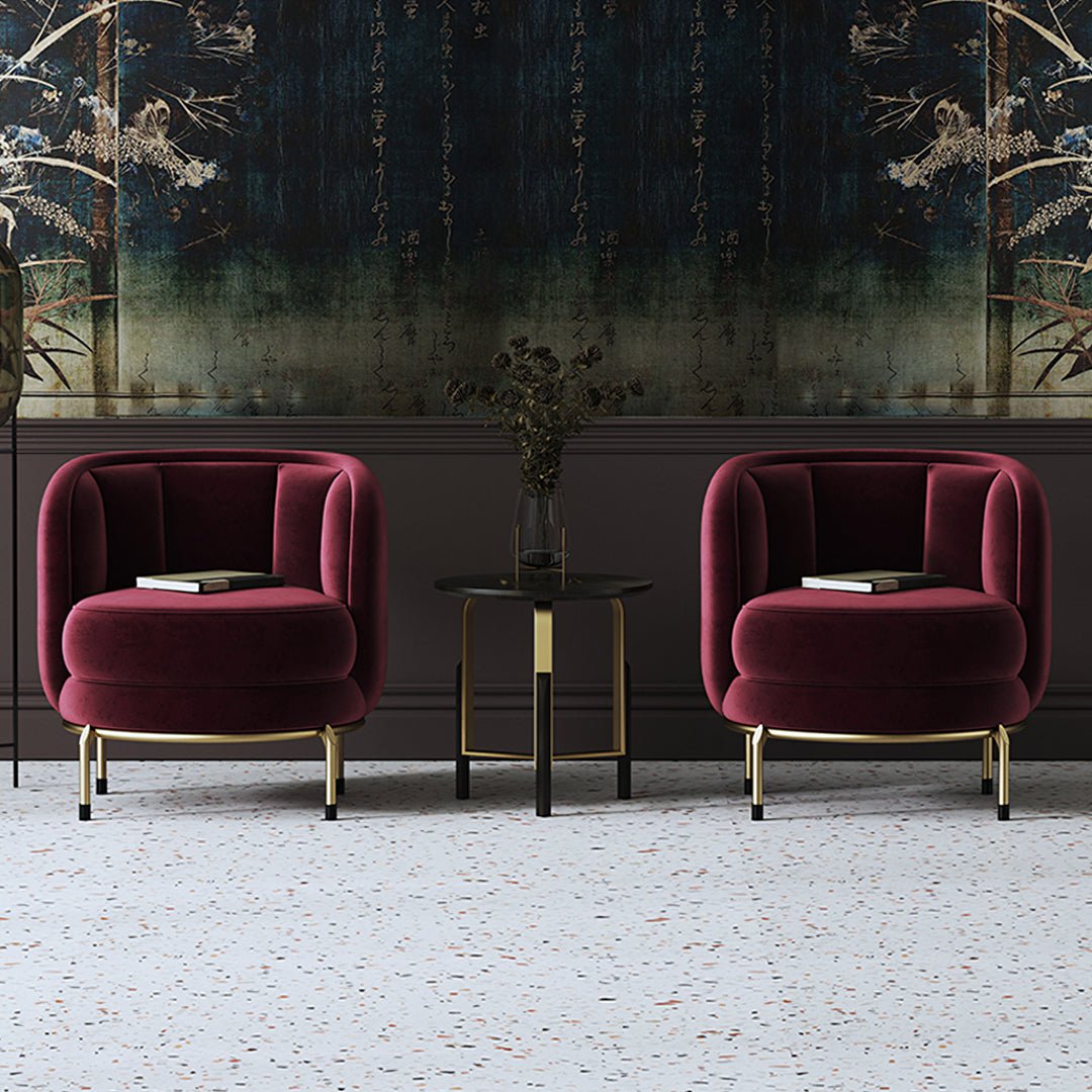 Carver Accent Lounge Chair, Purple - Joe’s Haven