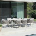 Vallee Rattan Outdoor Dining Table Set, Table With Six Dining Chairs - Joe’s Haven