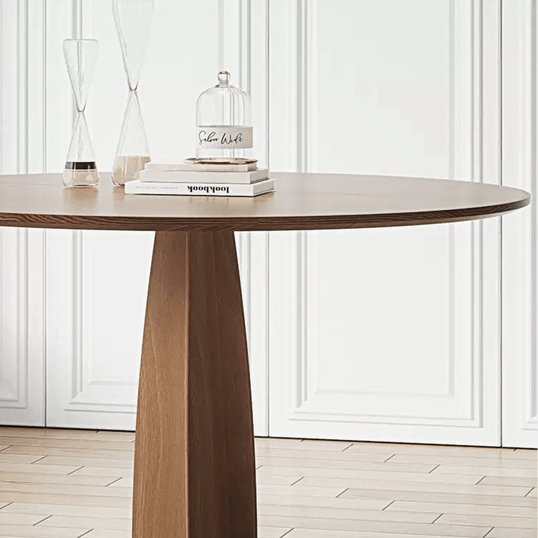 Seraphina Round Dining Table, Solid Wood - Joe’s Haven