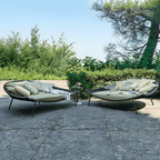Neptune Outdoor Garden Sofa, Textilene Rope Woven Outdoor Couch Sofa - Joe’s Haven