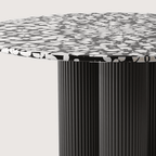 Nelli Modern Round Dining Table, Marble - Joe’s Haven
