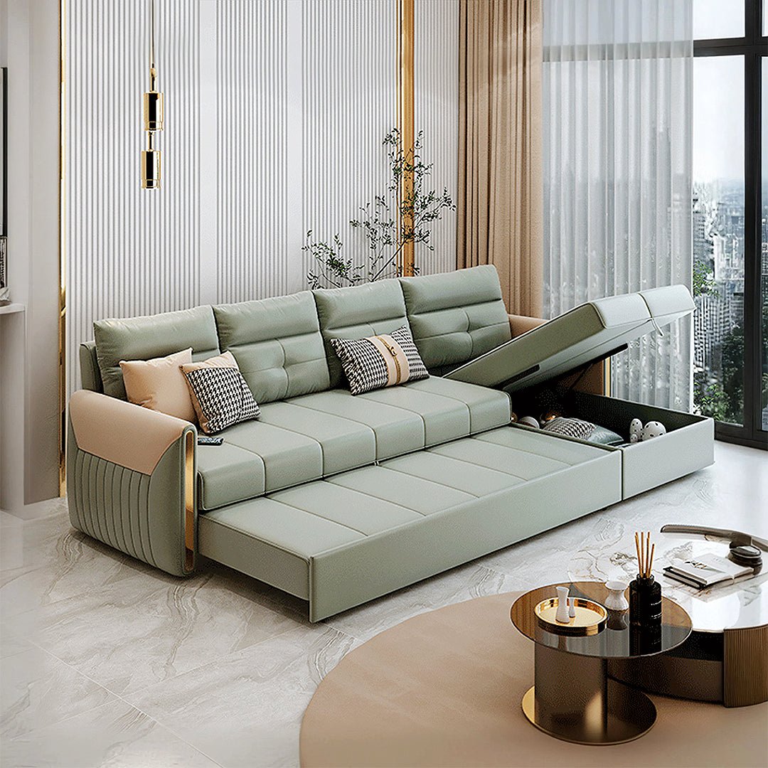 Malhotra L Shape Sofa Bed, Small Corner Sofa Bed - Joe’s Haven
