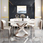 Androme Round Dining Table & Chairs, With Rotatable Tray - Joe’s Haven