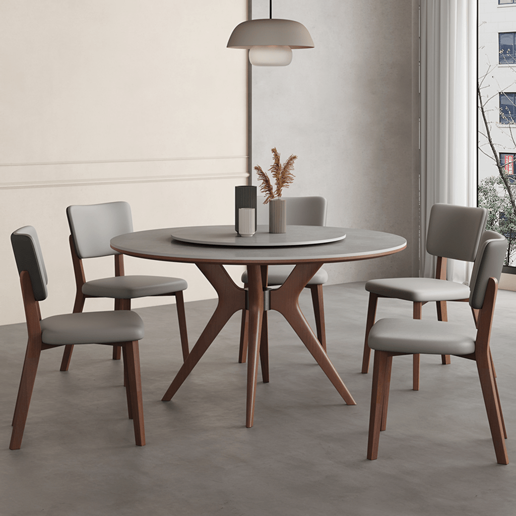 Leah Round Dining Table Set - Joe’s Haven