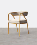 Dwight Dining Chair, Gold Frame - Joe’s Haven