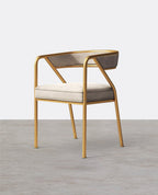 Dwight Dining Chair, Gold Frame - Joe’s Haven