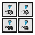 Doodle Set Of Four Refreshment Coasters - Joe’s Haven
