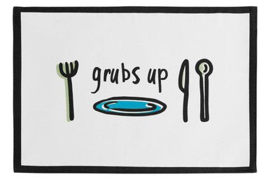 Set Of Four Doodle Grubs Up Placemats - Joe’s Haven