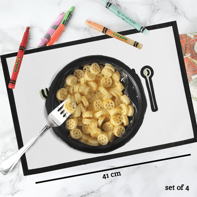 Set Of Four Doodle Grubs Up Placemats - Joe’s Haven