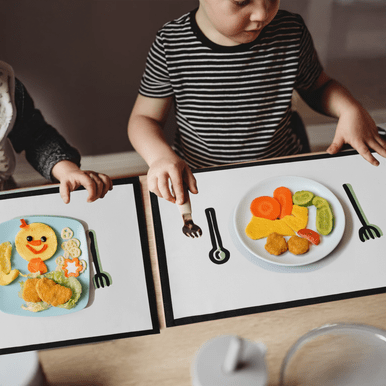 Set Of Four Doodle Grubs Up Placemats - Joe’s Haven
