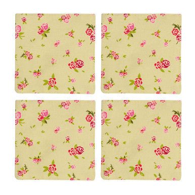 Set Of Four Rose Cottage Coaster - Joe’s Haven